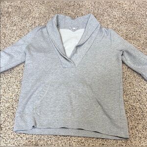 J. Crew Heather Gray Knit Top